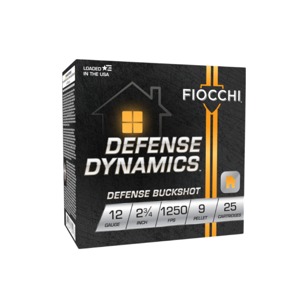 Fiocchi 12 Gauge 2.75in 00 Buckshot 9 Pellet 250 Round Case 12EX9P