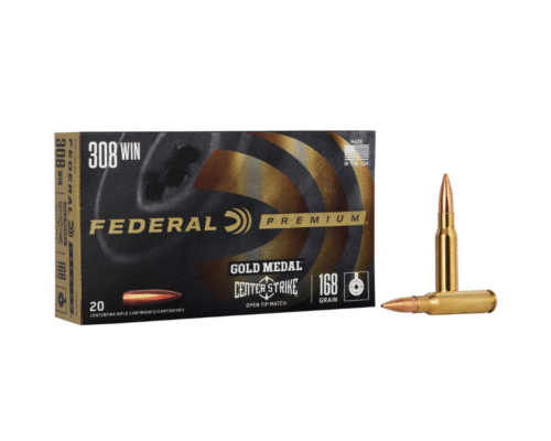 Federal Gold Medal 308 Win 168 Grain OTM 200 Round Case GM308OTM1