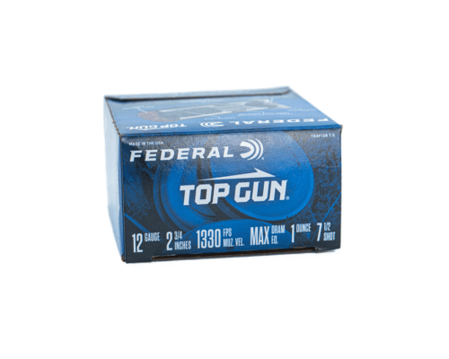 Federal Top Gun 12 Gauge 2.75in 1oz 7.5 Shot 250 Round Case