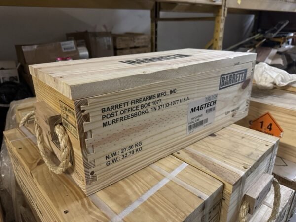 Barrett 50 BMG In A Barrett Crate