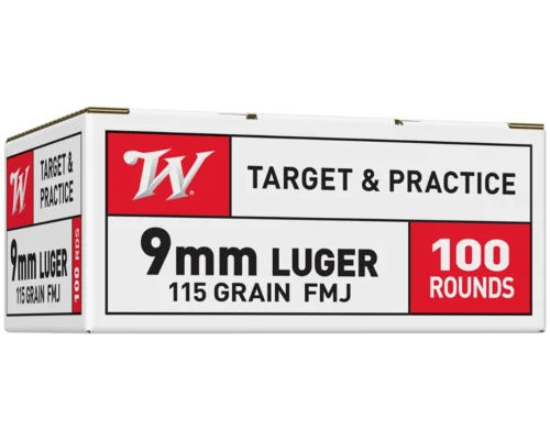 Winchester 9mm 115 Grain Range Ammo / 1,000 Rounds