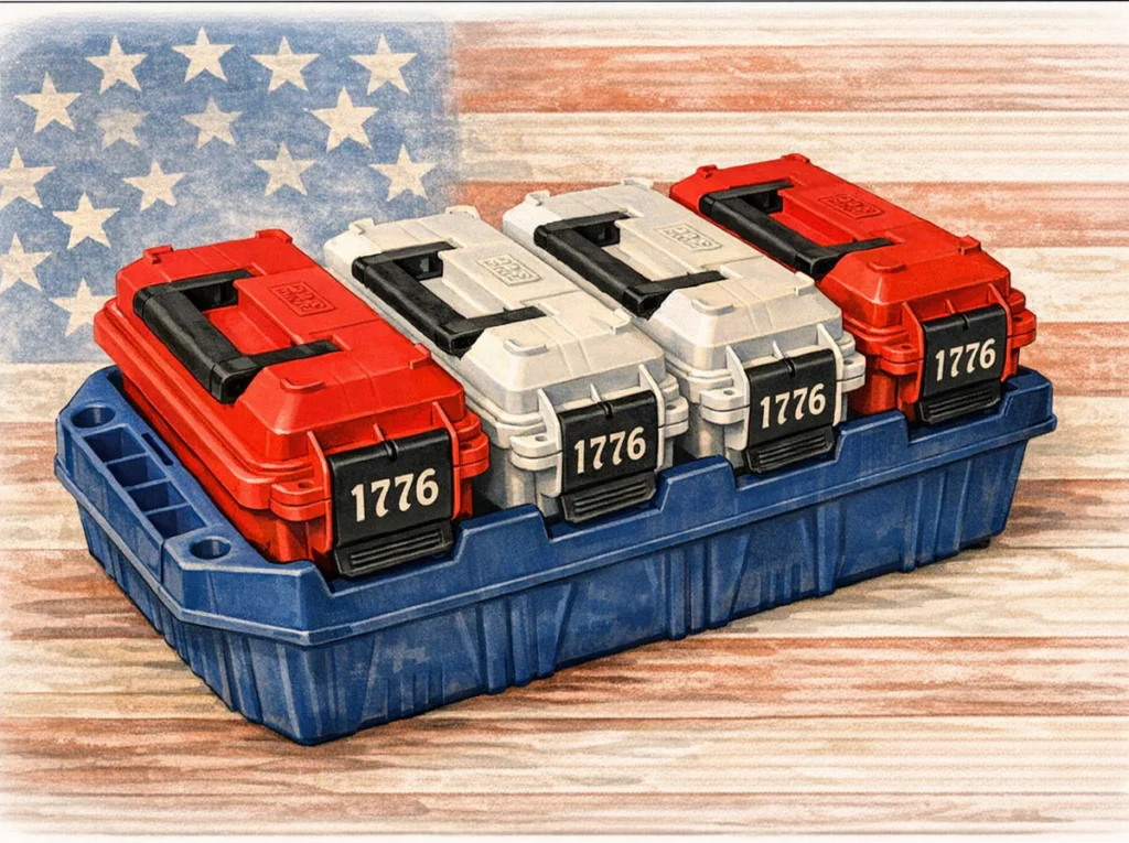 AC4C-1776 - Multi-Can Ammo Crate 30 Cals - 250th LIMITED EDITION