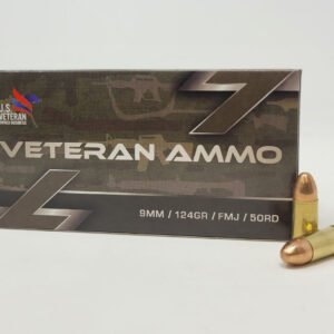 Made In Florida! Veteran 9mm 124 Grain Training Ammo / 1,000 Rounds